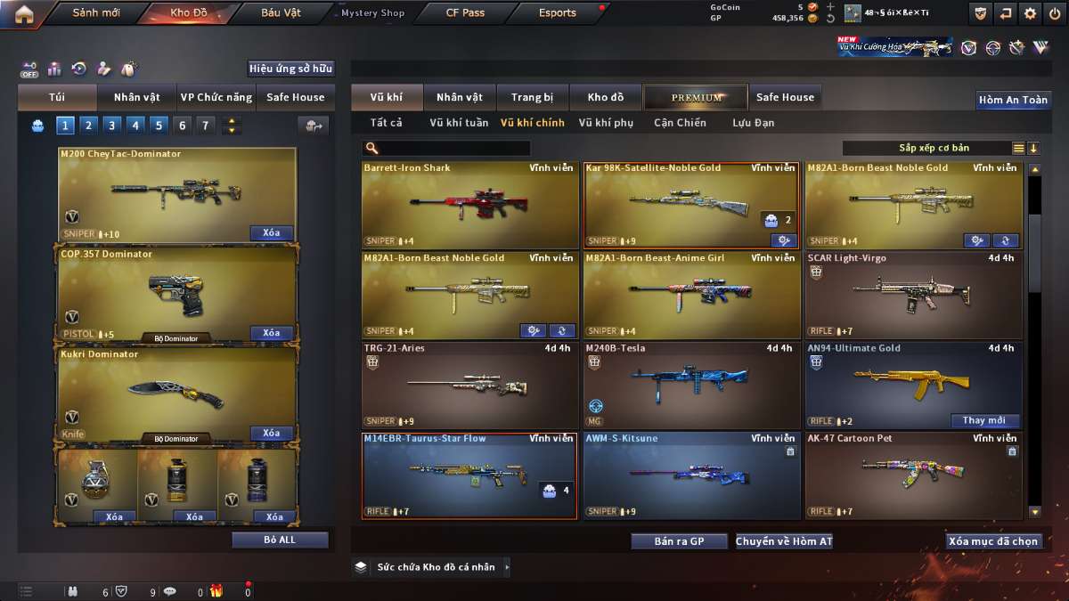 shop acc cf uy tin gia re